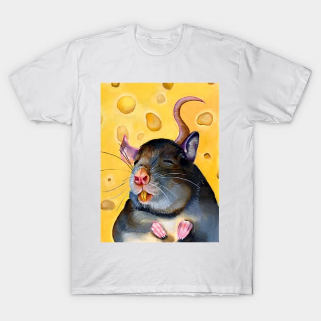 I hate cheese! T-Shirt by HighArt